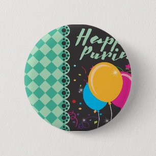 Bóton Redondo 5.08cm purificação feliz