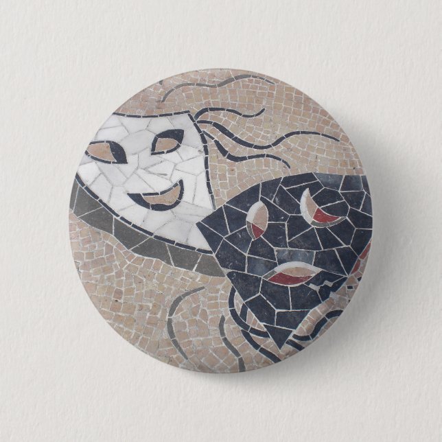 Bóton Redondo 5.08cm Puro teatro (Frente)