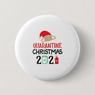 Bóton Redondo 5.08cm Quarentena Natal 2021-Natal-Engraçado