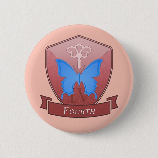 Bóton Redondo 5.08cm Quarto - Pino Escolar do Monte Caliben (Frente)