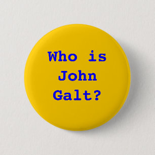 Bóton Redondo 5.08cm Quem é John Galt?