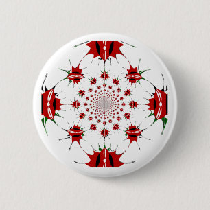 Bóton Redondo 5.08cm Quênia Mágico: Kaleidoscope 🇰 identidade cultural