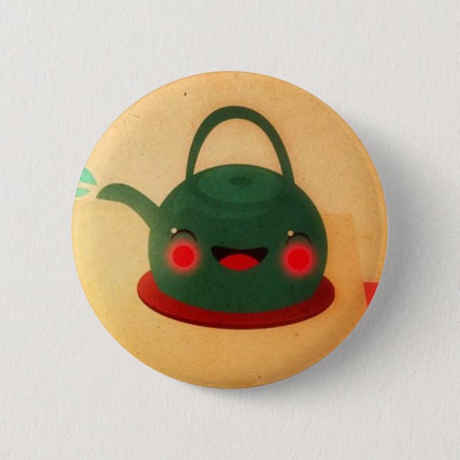 Bóton Redondo 5.08cm Quente! (Frente)