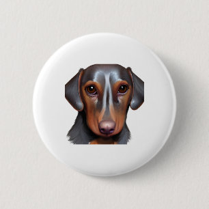 Bóton Redondo 5.08cm Querido Dachshund