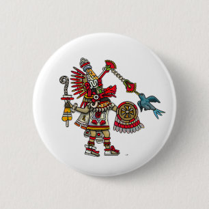 Bóton Redondo 5.08cm Quetzalcoatl