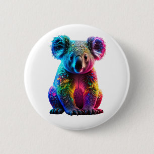 Bóton Redondo 5.08cm Radiant Glowant Koala