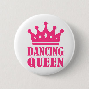 Bóton Redondo 5.08cm Rainha da dança