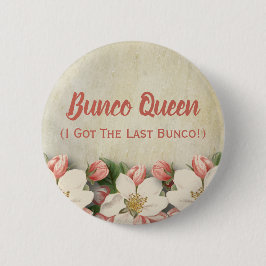 Bóton Redondo 5.08cm Rainha de Bunco eu obtive o último vintage de