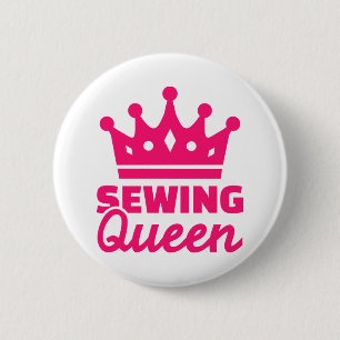 Bóton Redondo 5.08cm Rainha Sewing