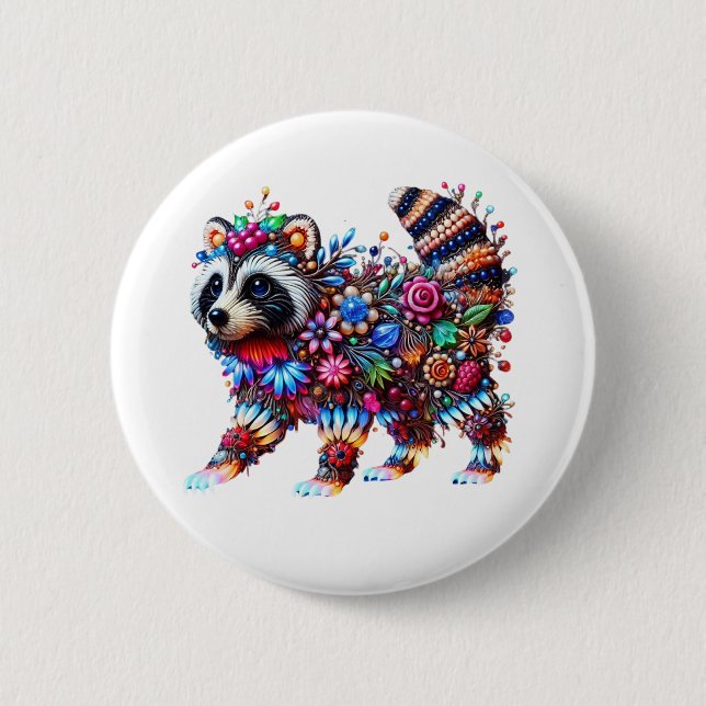 Bóton Redondo 5.08cm Raios de brilho encantado (Frente)