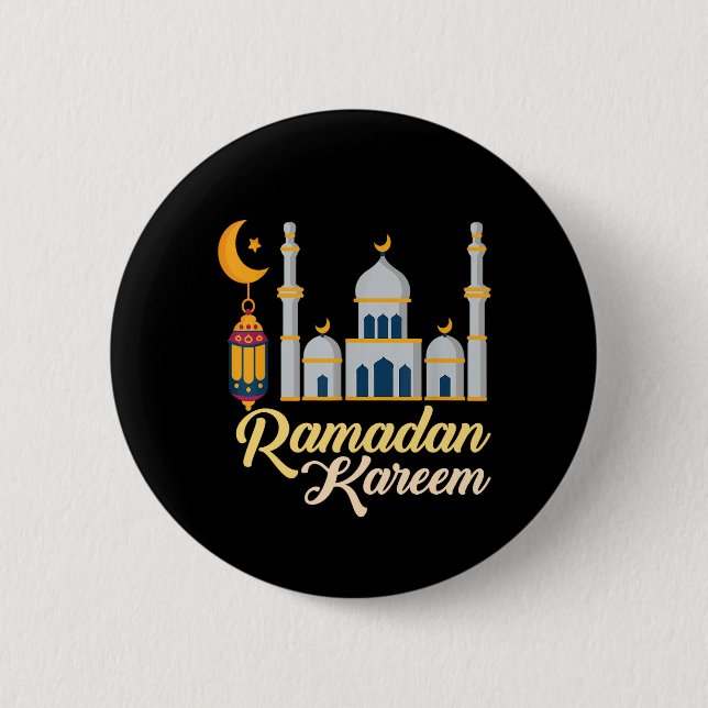 Bóton Redondo 5.08cm Ramadan Kareem (Frente)