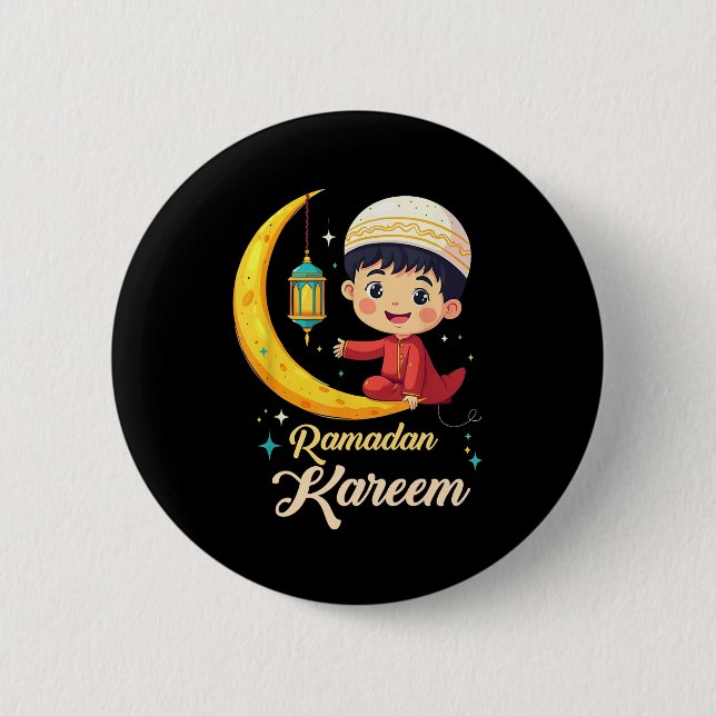 Bóton Redondo 5.08cm Ramadan Kareem (Frente)