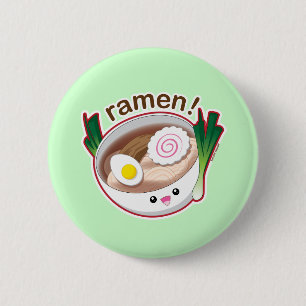 Bóton Redondo 5.08cm Ramen!