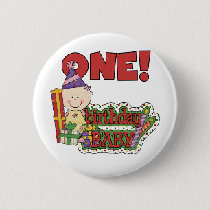 Bóton Redondo 5.08cm Rapariga Aniversário Camisetas e presentes