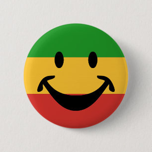 Bóton Redondo 5.08cm RASTAFARI FLAG COLORE suas ideias