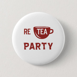 Bóton Redondo 5.08cm Re botão do tea party
