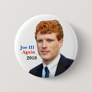 Bóton Redondo 5.08cm Re-elect Joe Kennedy III em 2018