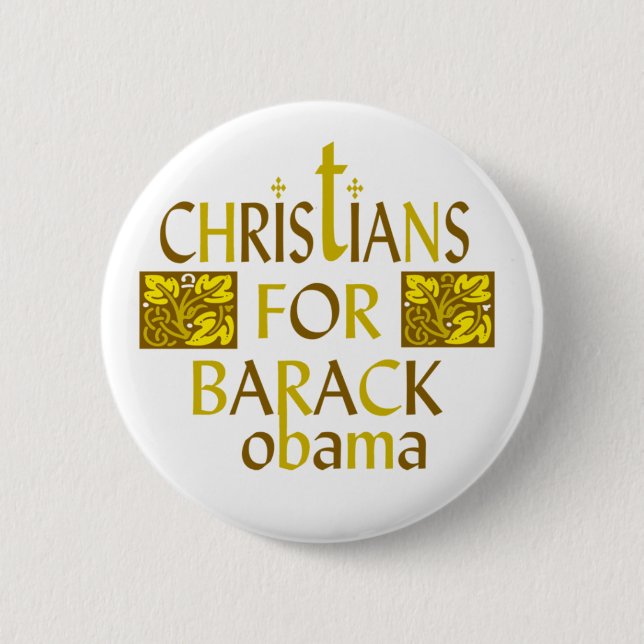 Bóton Redondo 5.08cm Re eleja Barack Obama 2012 (Frente)