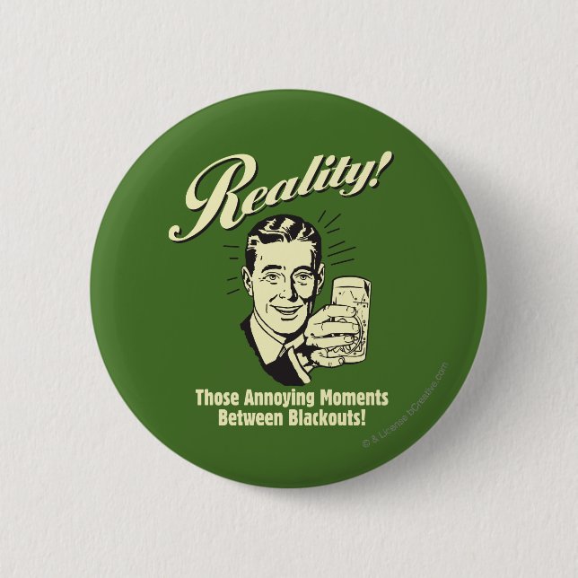 Bóton Redondo 5.08cm Realidade: Momentos Entre Blecautes (Frente)