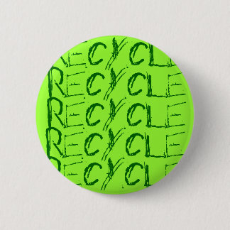 Bóton Redondo 5.08cm Reciclar, botão do reciclar