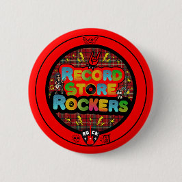 Bóton Redondo 5.08cm Record Store Rockers Button
