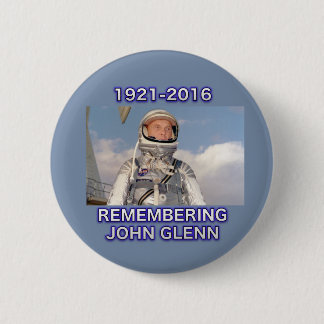 Bóton Redondo 5.08cm Recordando o botão de John Glenn