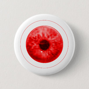 Bóton Redondo 5.08cm Red Eye Eyeball jGibney O Artista MUSEUM Serie