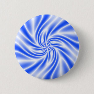 Bóton Redondo 5.08cm Redemoinho Azul Psicodélico