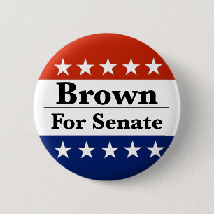 Bóton Redondo 5.08cm Reeleita Sherrod Brown para o Senado dos EUA 2024