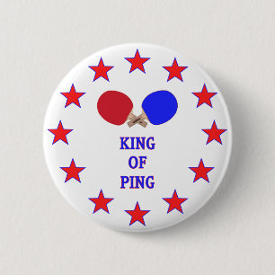 Bóton Redondo 5.08cm Rei do Ping Pong