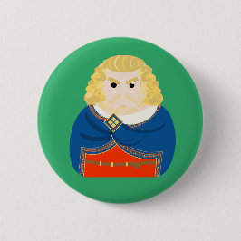 Bóton Redondo 5.08cm Rei Eduardo I da Inglaterra