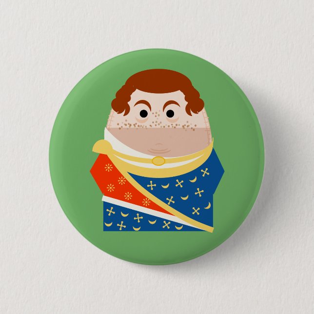 Bóton Redondo 5.08cm Rei Henrique II da Inglaterra (Frente)