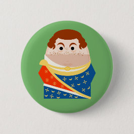 Bóton Redondo 5.08cm Rei Henrique II da Inglaterra