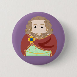 Bóton Redondo 5.08cm Rei Henrique III da Inglaterra.