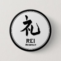 REI respeita a virtude bushido samurai kanji
