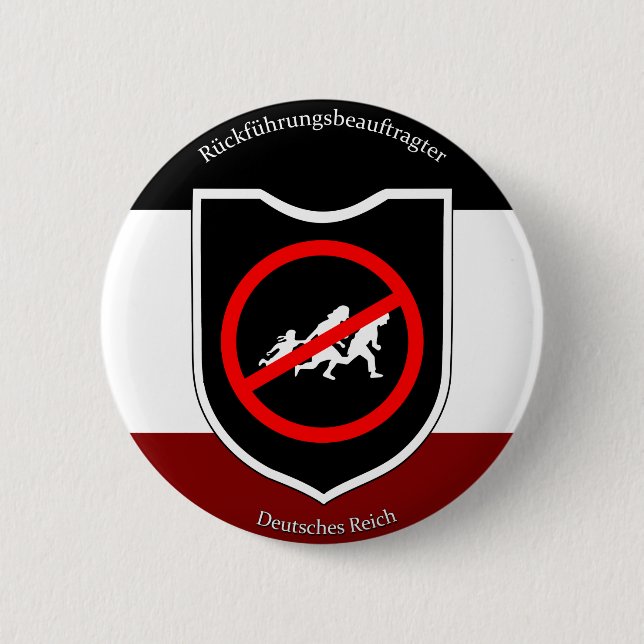 Bóton Redondo 5.08cm Reich do DES Deutschen de Rückführungsbeauftragter (Frente)