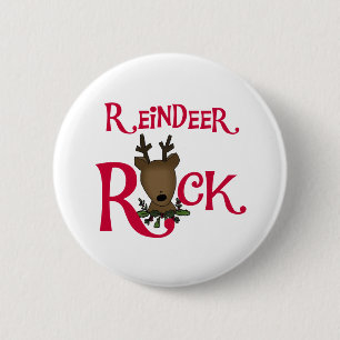 Bóton Redondo 5.08cm Reindeer Rock
