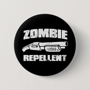 Bóton Redondo 5.08cm repellent do zombi - a espingarda