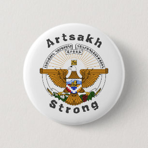Bóton Redondo 5.08cm República de Artsakh Strong