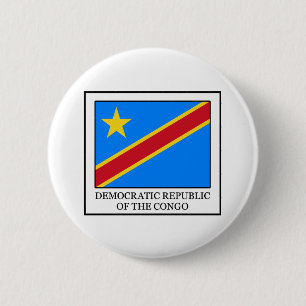 Bóton Redondo 5.08cm República Democrática do Congo