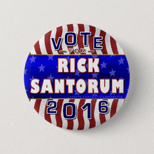 Bóton Redondo 5.08cm Republicano 2016 do presidente eleição de Santor