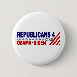 Bóton Redondo 5.08cm Republicanos 4 Obama Biden