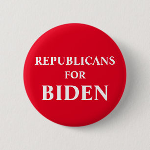 Bóton Redondo 5.08cm Republicanos Para Biden