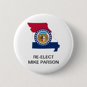 BÓTON REDONDO 5.08CM RESELECIONE O GOVERNADOR MISSOURI MIKE PARSON 2020
