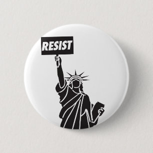 Bóton Redondo 5.08cm Resist_for_Liberty