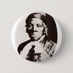 Bóton Redondo 5.08cm retrato de Harriet Tubman
