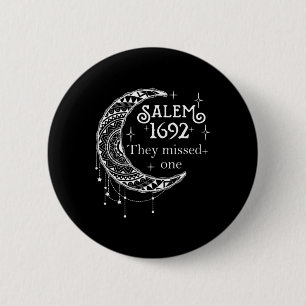 Bóton Redondo 5.08cm Retro 1692 Perderam Um Salem De Bruxa 1692 Hallow