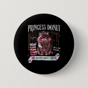 Bóton Redondo 5.08cm Retro Princesa Rosquinha Dungeon Crawler Carl Book