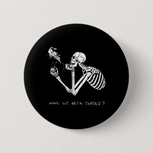 Bóton Redondo 5.08cm Retro Skeleton Halloween Costume Divertido Caveira