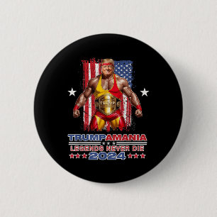 Bóton Redondo 5.08cm Retro Trump Funny Luta Meme Trumpamania 2024